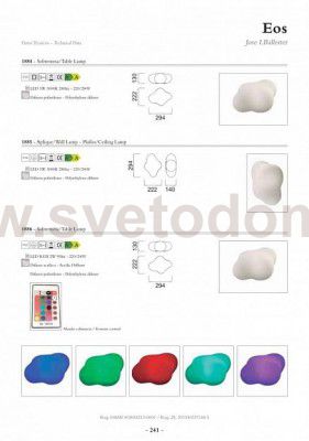 Настольная лампа (улица) Mantra 1884 EOS