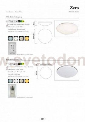 Потолочный светильник Mantra 3673 ZERO