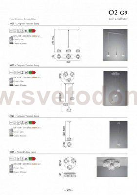 Люстра Mantra 3921 O2