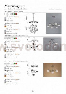 Люстра Mantra 4073 MAREMAGNUM