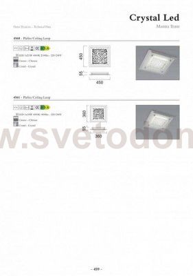 Светильник настенно-потолочный Mantra 4560 CRYSTAL