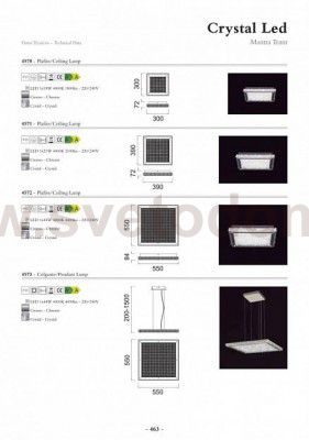 Потолочный светильник Mantra 9763 CRYSTAL