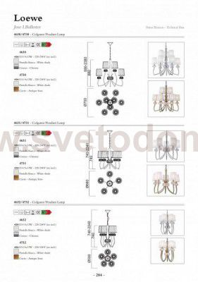 Люстра Mantra 4630 LOEWE