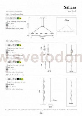 Торшер Mantra 4861 SAHARA