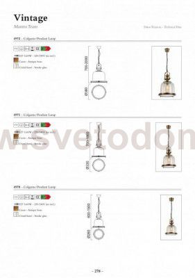 Люстра Mantra 10293 VINTAGE