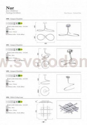 Люстра Mantra 4980 NUR