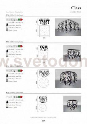 Люстра Mantra 722 CLASS