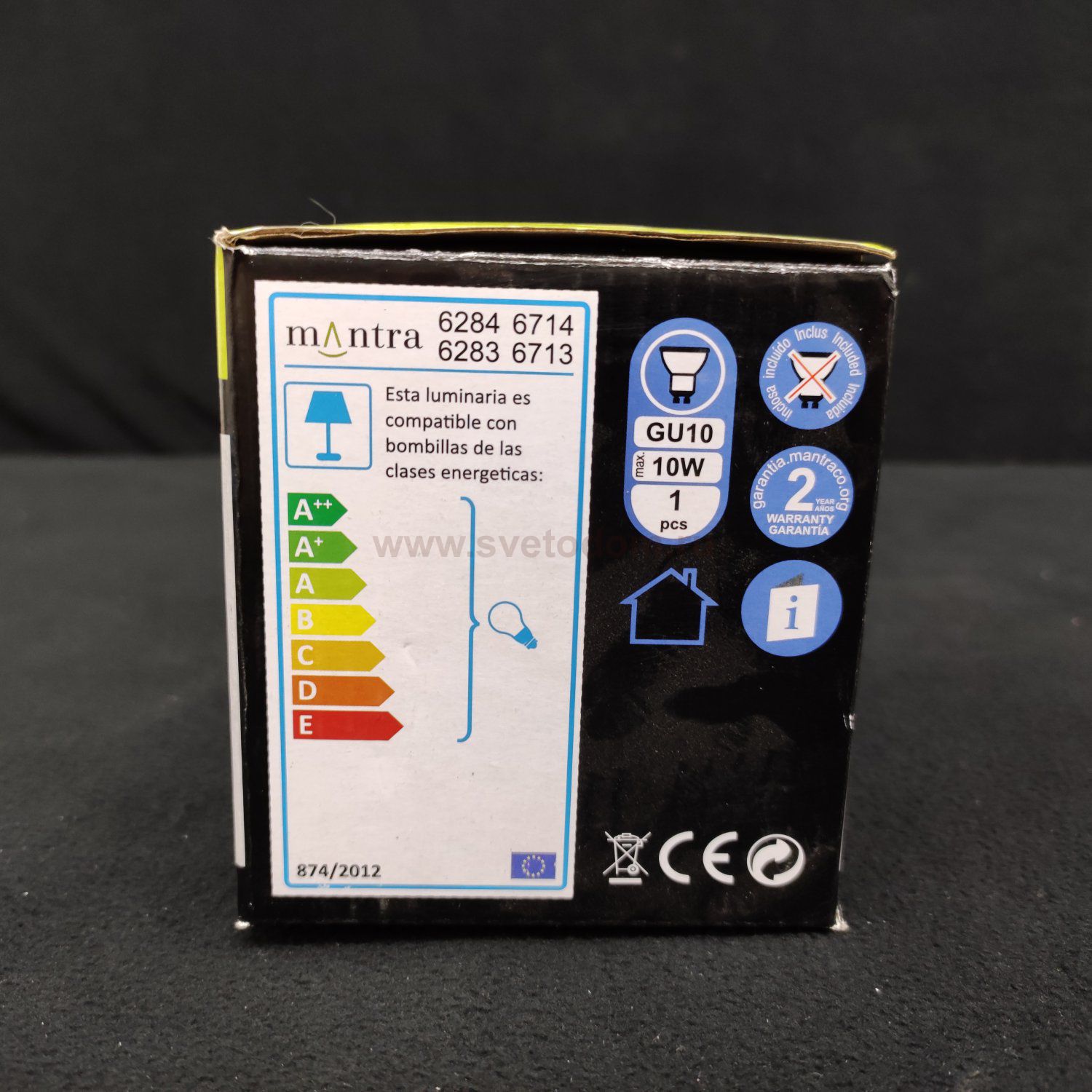 Светильник настенный поворотныйMantra 6284 SAL GU10