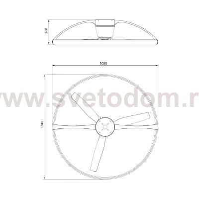 Люстра потолочная-вентилятор NEPAL 7533 Mantra