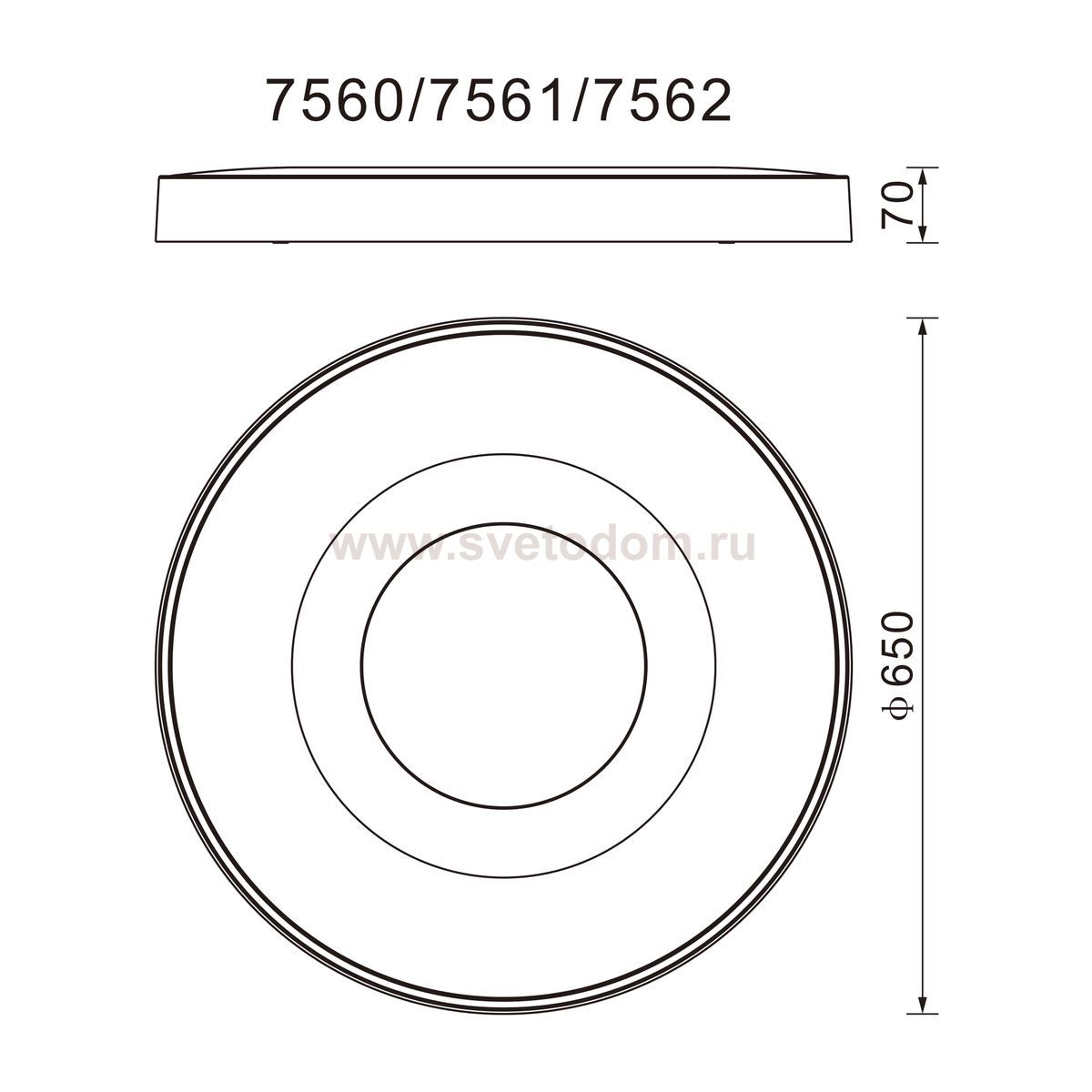 Потолочный светильник COIN 7561 Mantra
