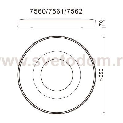Потолочный светильник COIN 7562 Mantra