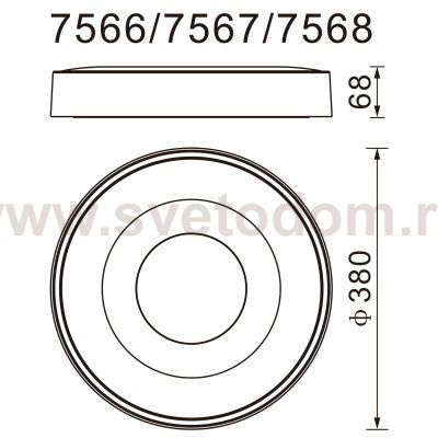 Потолочный светильник COIN 7568 Mantra
