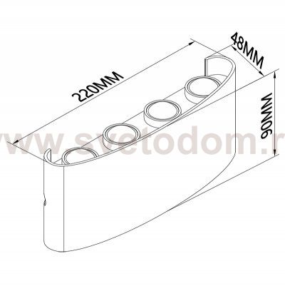 Уличные светильники Mantra 7814 ARCS