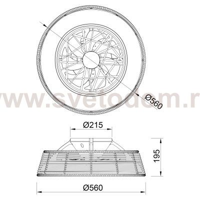 Люстры-вентиляторы Mantra 8225 INDONESIA