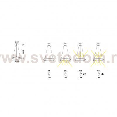 Подвесные светильники Mantra 8672 RIUMAR