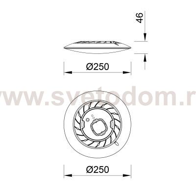 8690 Потолочный светильник SLIM CCT