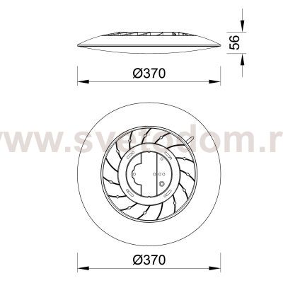 8691 Потолочный светильник SLIM CCT