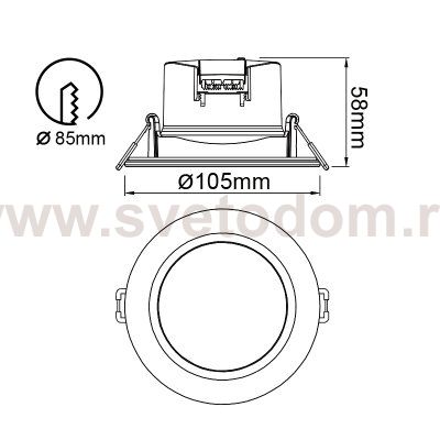 Встраиваемые светильники Mantra 8849 YUCATAN
