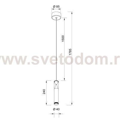 8965 Подвесной светильник SPARK