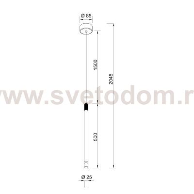 8972 Подвесной светильник MOANA