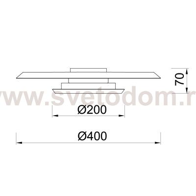 9003 Потолочный светильник TINA