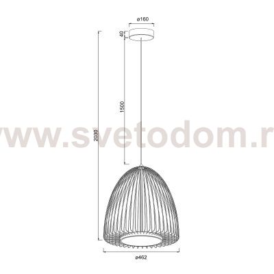 9016 Люстра подвесная SMART