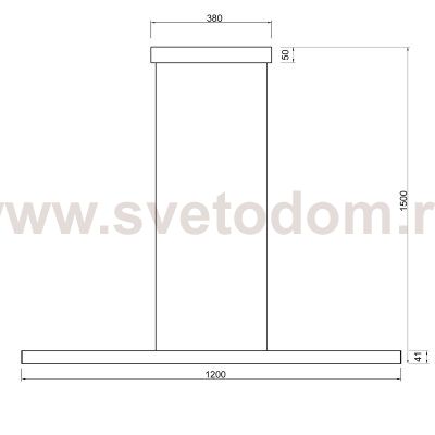 9034 Подвесной светильник LINEAL
