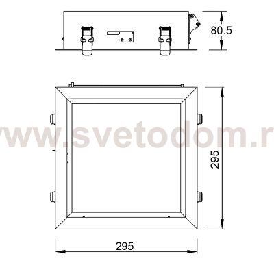 9093 Встраиваемое светодиодное окно BLUE SKY