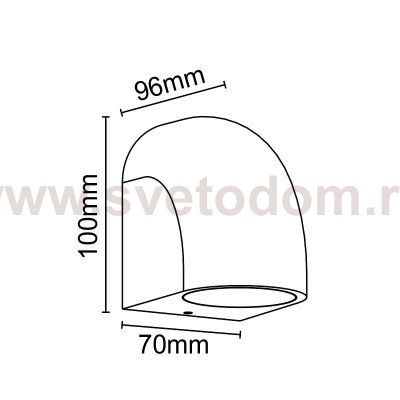 9111 Настенный уличный светильник BALDY