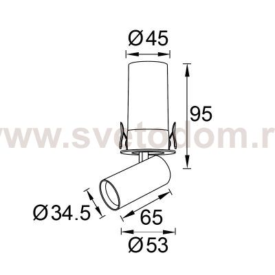 9143 Встраиваемый светильник GARDA