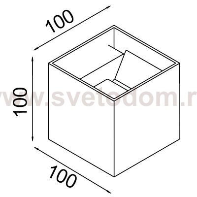 9223 Настенный уличный светильник DAVOS