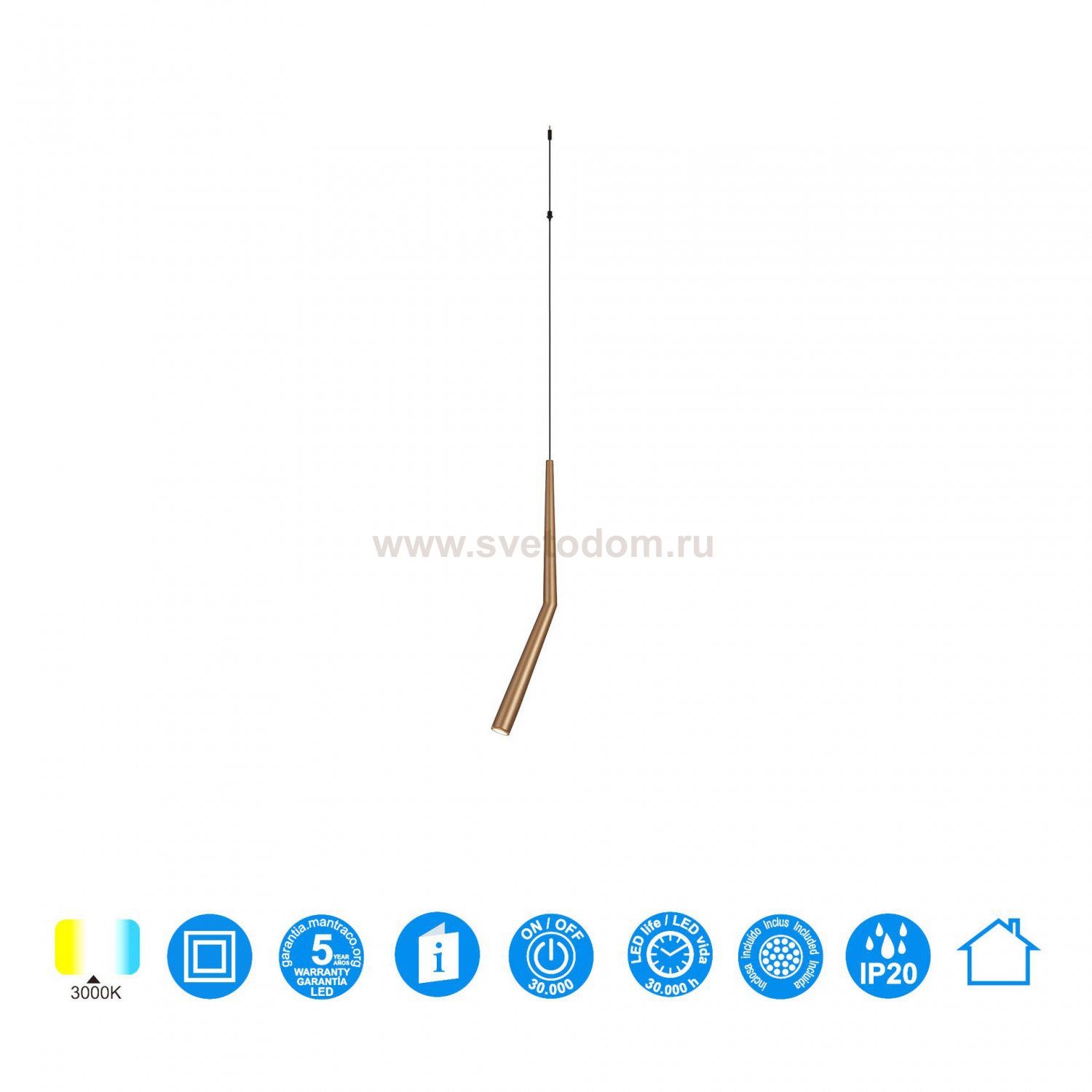 9245 Подвесной модульный светильник без основания BOOMERANG