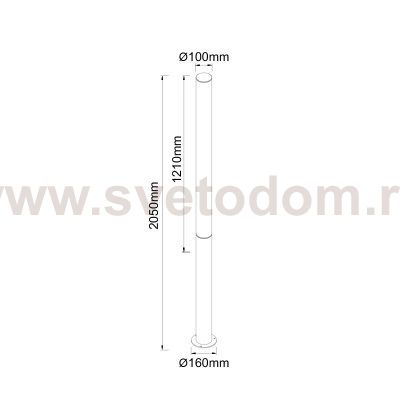 9279 Наземный уличный светильник GANT