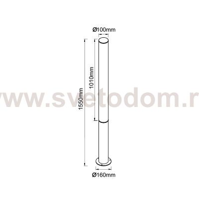 9282 Наземный уличный светильник GANT