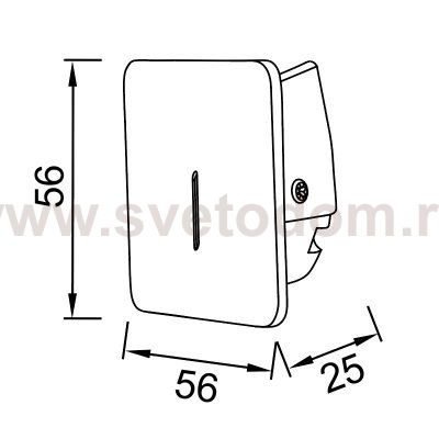 9292 Встраиваемый светильник SOTAVENTO