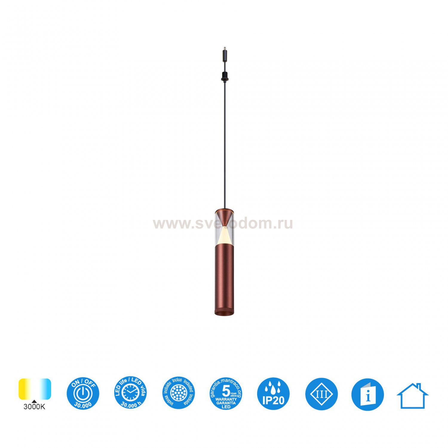 9326 Подвесной модульный светильник без основания SPARK