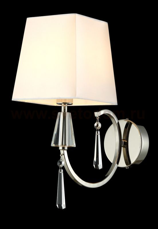 Светильник бра Crystal Lux MARSELA AP1 NICKEL (2390/401)