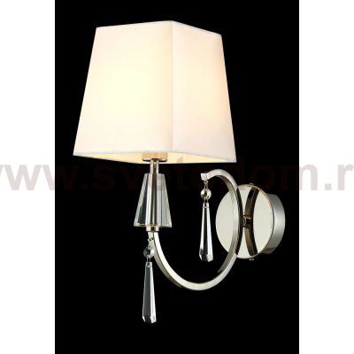 Светильник бра Crystal Lux MARSELA AP1 NICKEL (2390/401)