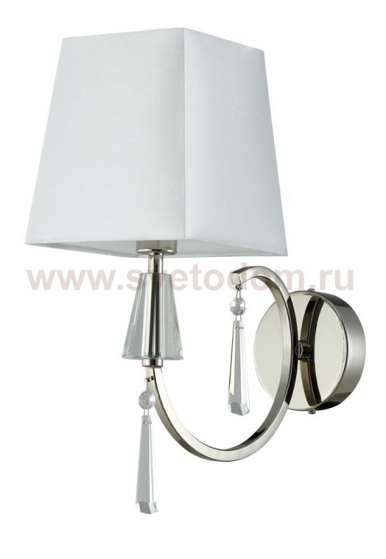 Светильник бра Crystal Lux MARSELA AP1 NICKEL (2390/401)