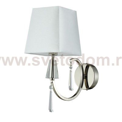 Светильник бра Crystal Lux MARSELA AP1 NICKEL (2390/401)