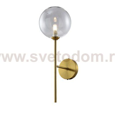 Светильник бра Crystal Lux MARZO AP1 BRONZE/TRANSPARENTE (0920/401)