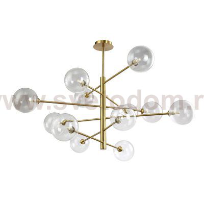 Люстра Crystal Lux MARZO SP12 BRONZE/TRANSPARENTE (0920/312)