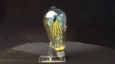 Лампа светодиодная филаментная ST64 (янтарь) Eglo 11521