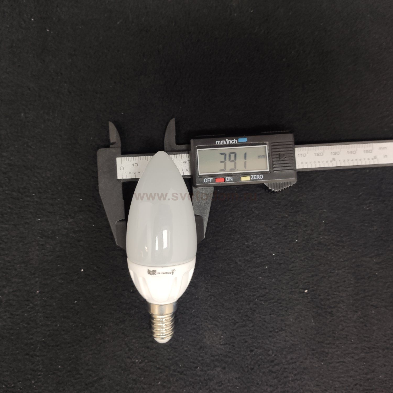 Упаковка светодиодных ламп Е14 свеча 10 шт МАЯК CA-008 5Вт 3000К керамика