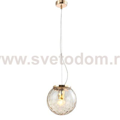 Светильник подвесной Crystal Lux MAYO SP1 D200 GOLD/AMBER (0940/201)