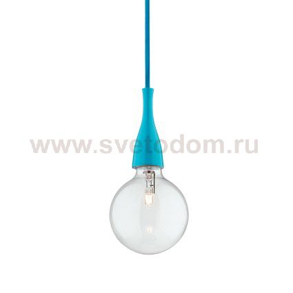 Подвесной светильник Ideal lux MINIMAL SP1 AZZURRO (63614)