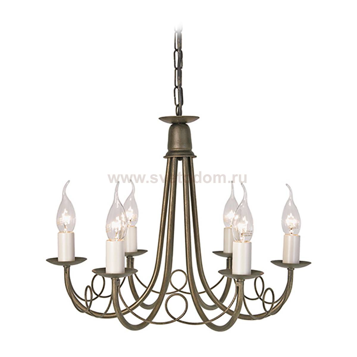 Люстра Natural concept MN6 BLK/GOLD MINSTER