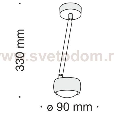 Потолочный светильник Maytoni MOD072CL-L8W3K Lens