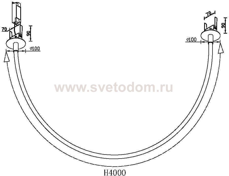 Подвесной светильник Maytoni MOD146PL-L40B3K Tau