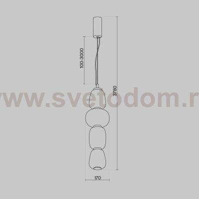 Подвесной светильник Maytoni MOD267PL-L32G3K Pattern